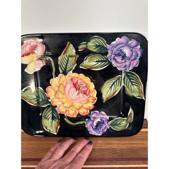 Ancora Made in Italy Hand Painted Serving Platter - Picture 4 of 9